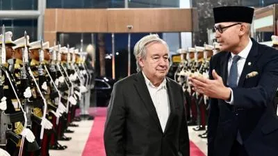 Kunjungan Guterres ke Indonesia, Sekjen PBB Tiba di Soetta